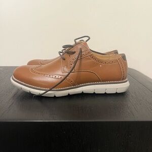 NuMe Tan Leather Oxfords